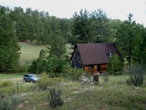 Cabin on 10 acres.
