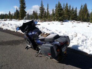 Snow on Grand Mesa, October 14, 2012