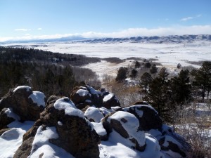 Winter view of South Park from Pam's Pavilion Point