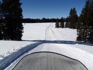 Heading west on Land's End Trail