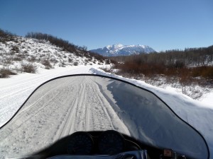 Heading up the trail