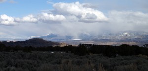 Storm across the valley...