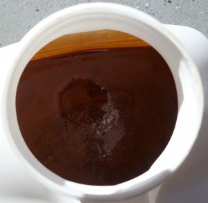 Old oil - looks bad, smells worse