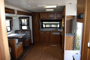 Interior of our 2000 Arctic Fox 26X trailer