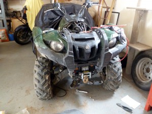 Installing winch on The Griz