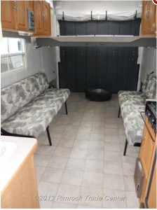 Cargo area of a toy hauler