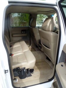 Rear seating area - dogs will ride in comfort.