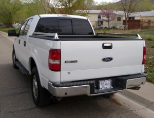 Rear quarter-view - F150
