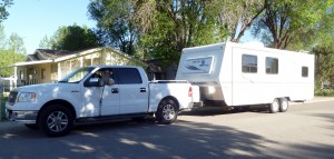 Leaving home en route to the lot