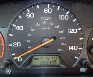 299,999 miles...
