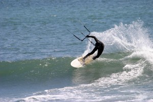 Wind surfer, California coast