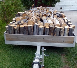 Fully loaded trailer