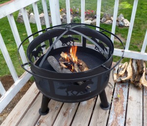 New fire pit