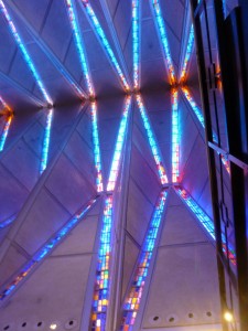 Artistic use of stained glass