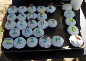 "Irish" cupcakes were dessert