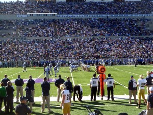 Players take to the field