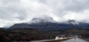 Snow LIne on Roan Plateau