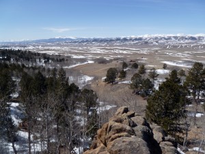 Late winter view across South Park