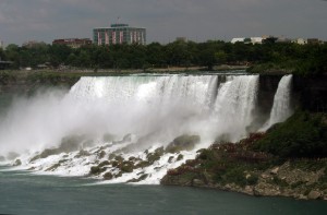 Downriver on the American side