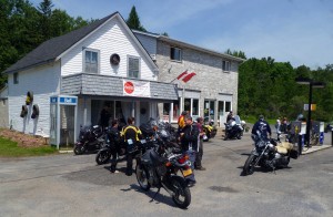 Fuel stop in rural Ontario