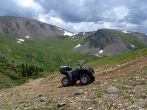 ATV (The Griz) on Middle Fork trail