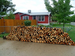 1 trailer load of wood