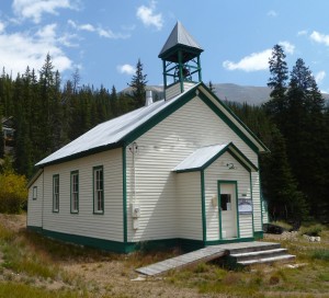 Restored church in Montezuma