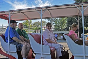Pam on carriage in French Quarter