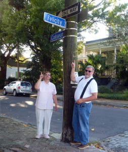 Our daughter Felicity got a kick out of this sign
