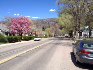 City streets form part of route