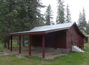 Storage building comes with cabin