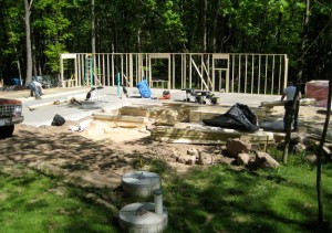 Paroubek home under construction