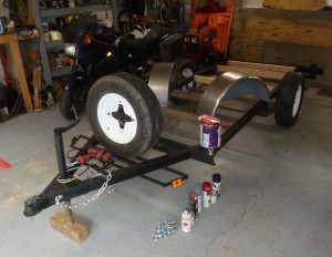 Cistern trailer under construction