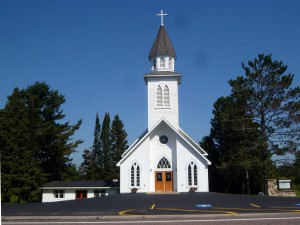 Well-kept rural church