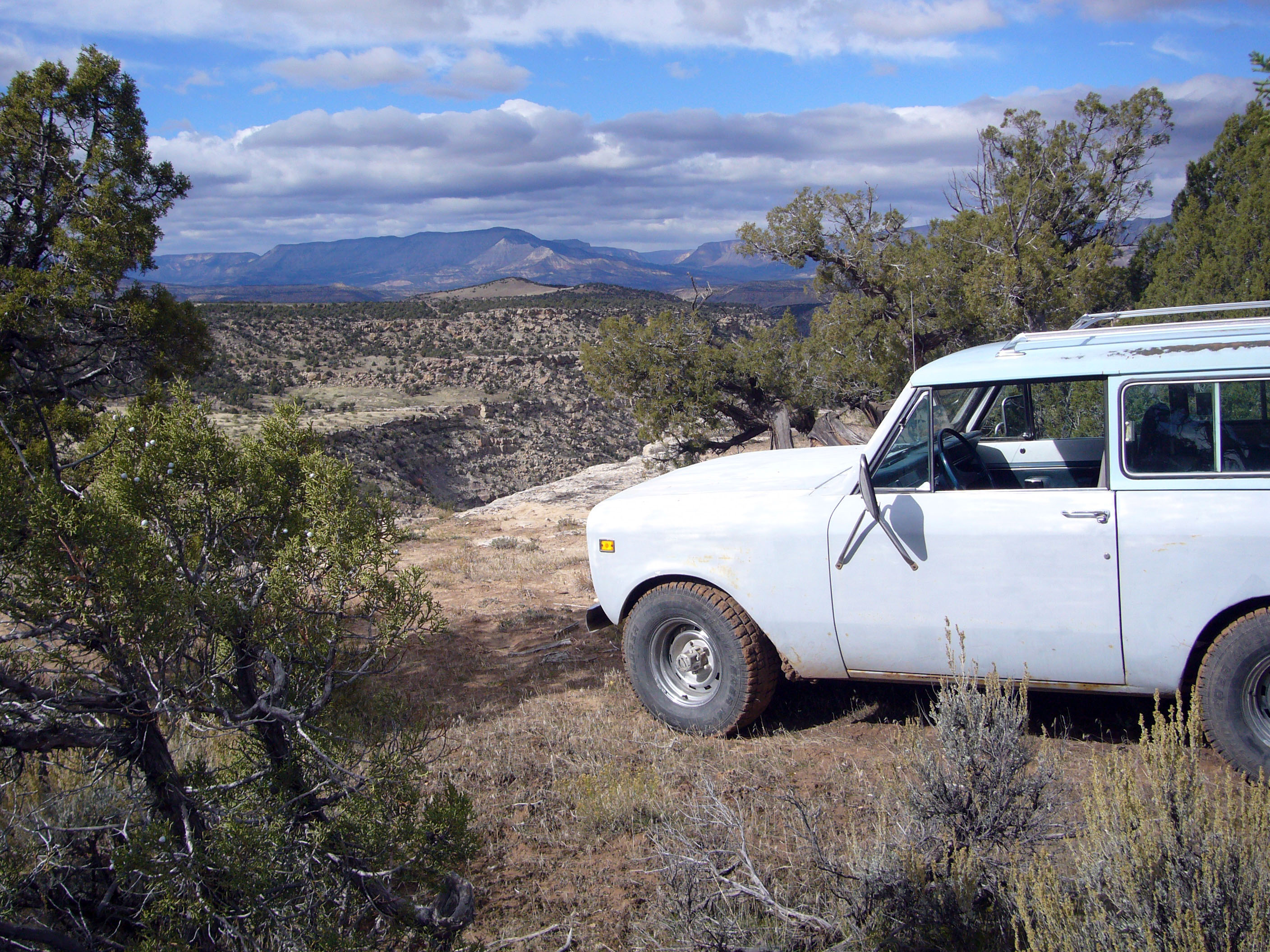 Jerry's '76 Scout II on Grand Mesa Jerry's '76 Scout II on Grand Mesa
